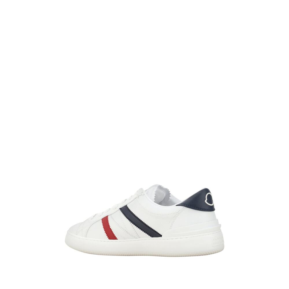 Moncler White Monaco M Low Top Sneakers EU42 US9 White NWT - Picture 3 of 5